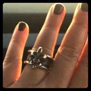 Mignon Faget Fleur de Lis ring.